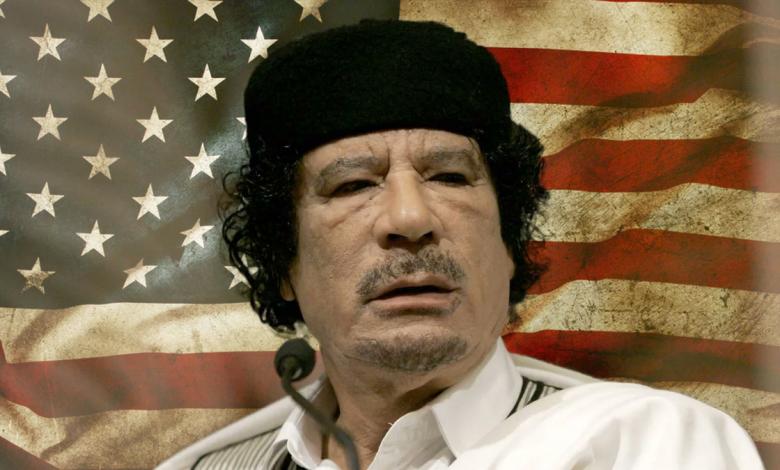 #القذافي. 